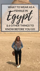 What Clothes Should I Pack for Egypt?