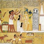 Medical Papyrus in ancient Egyptian