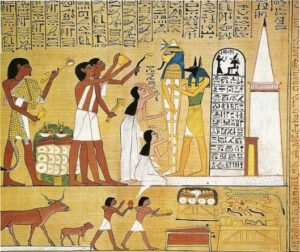 Medical Papyrus in ancient Egyptian